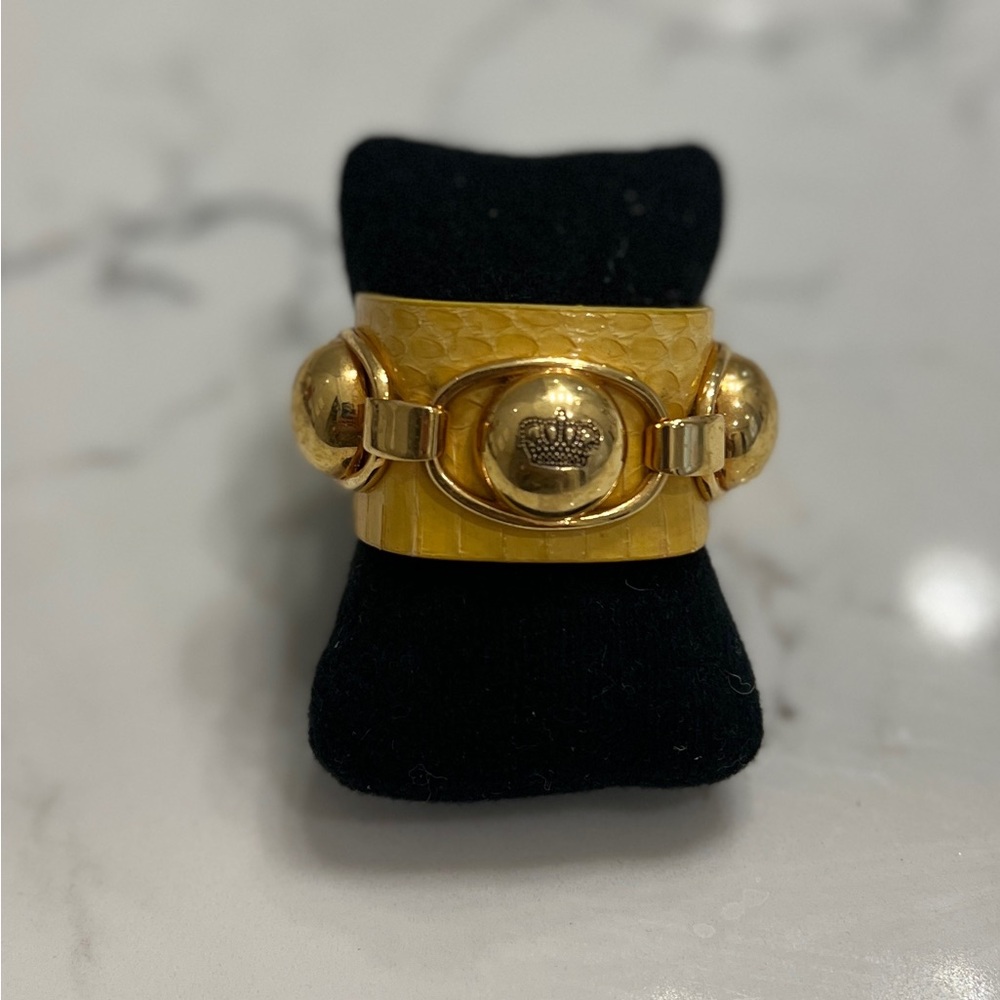 Vintage Juicy Couture leather cuff